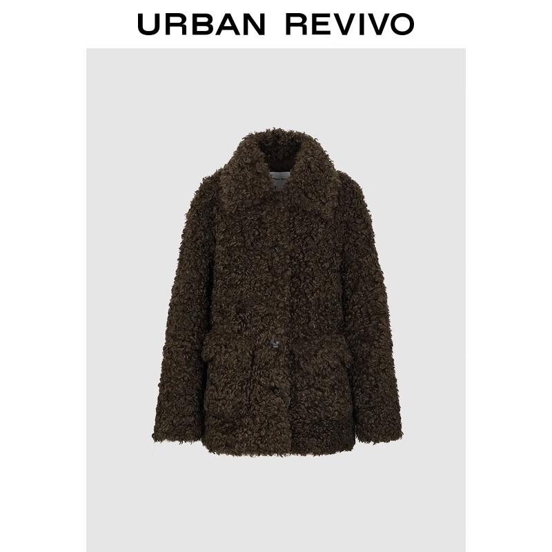 

UR Women s Retro Lamb Fleece Pocket Coat M