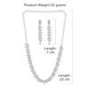 Twinkling Leaf Twigs Austrian Diamond Necklace Set for Women