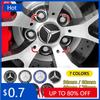 JVW4 2025 Hot 56mm 60mm 65mm 75mm Car Wheel Center Hub Cap Badge Sticker For Mercedes Benz W204 W205 W211 W212 W213 W166 W167 W117 W2