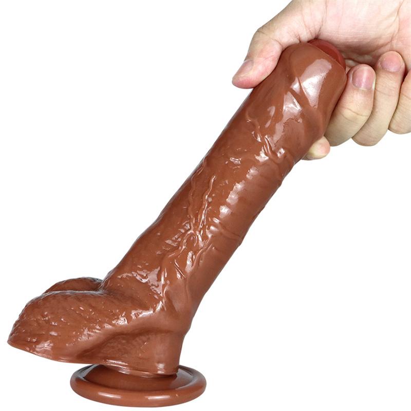 Foreskin Male Dildo Penis Big Stallion Manual Masturbator Thrusting Adult Products