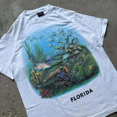 Vintage 1994 Florida Fish Graphic Tee Unisex T-Shirt Cool Retro Gift