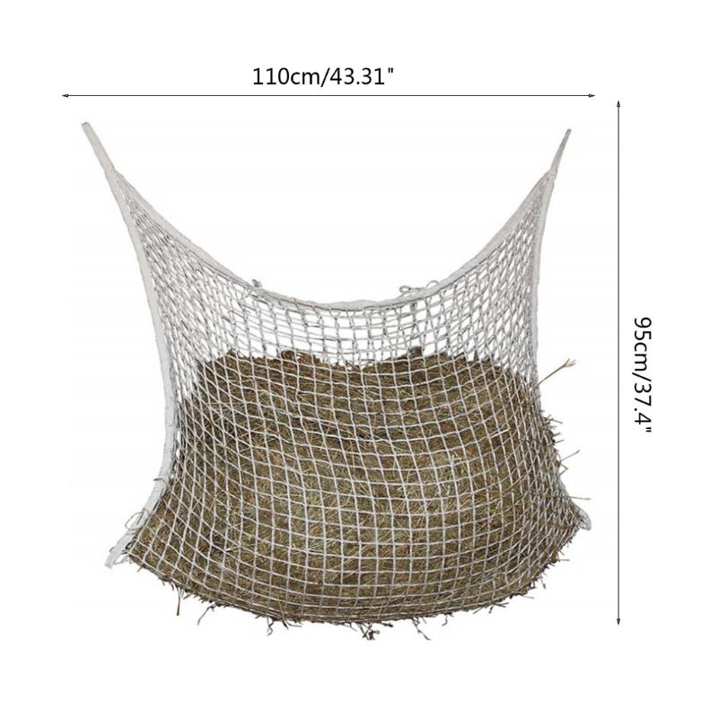 Für Heu Feeder Tasche Große Kapazität Getrocknete Stroh Mesh Taschen Slow Feeder für Pferd Sh