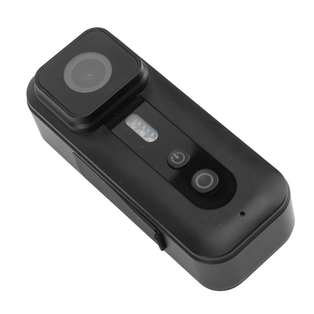 Camera with Handlebar Holder Backclip Fill Light 120 degrees  Wide Angle 1080P Water Resistant Anti Shake