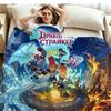 Dragon Striker Print Flannel Blanket High Quality Warm Comfortable Cover for All Seasons Perfect for Gifts Home Decor