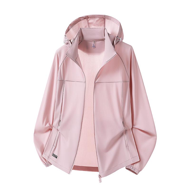 Ice silk sunscreen clothing for men and women, light and breathable in summer, ice-feeling outdoor UV-proof skin clothing jacket 1 formulated LOG