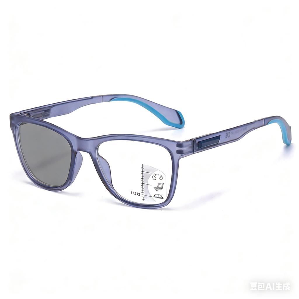 Sensitive Color-Changing Reading Glasses Anti-Blue Light Men'S Business Near And Far Progressive Multi-Focus Reading Glasses Reading Glasses