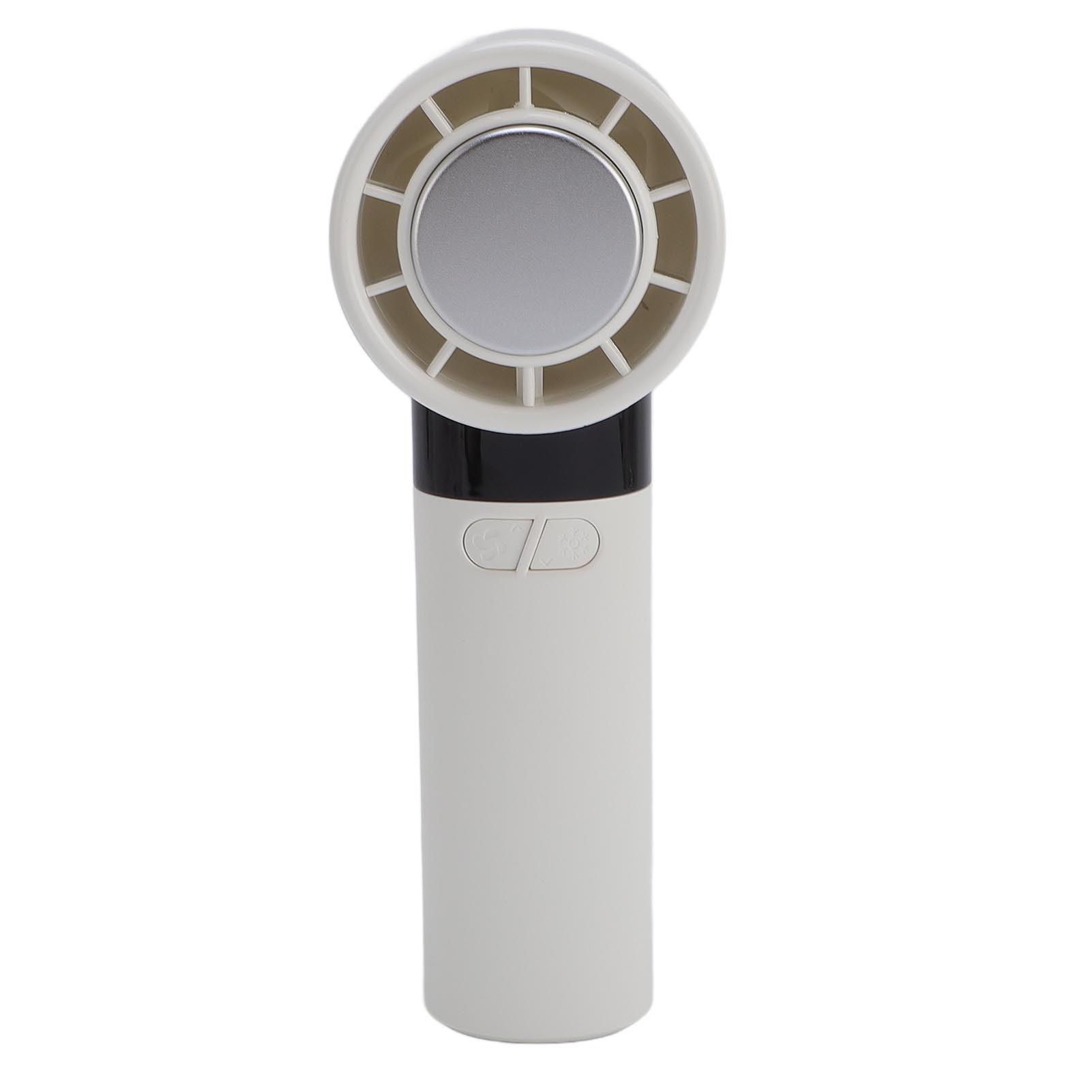 

Ручной охлаждающий вентилятор с регулируемой скоростью ветра, персональный охлаждающий вентилятор с крючком для путешествий и улицы белый