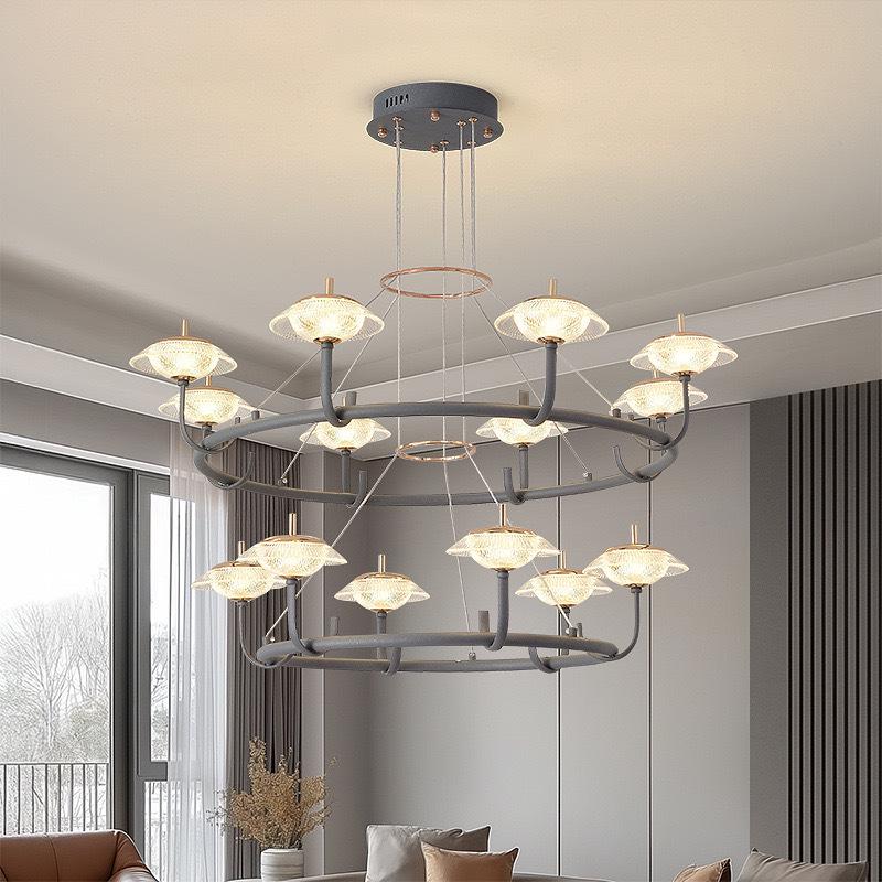 High-End Italian Nordic Designer Chandelier for Living Room, Hallway, Bar, Restaurant, or Bedroom Lighting
