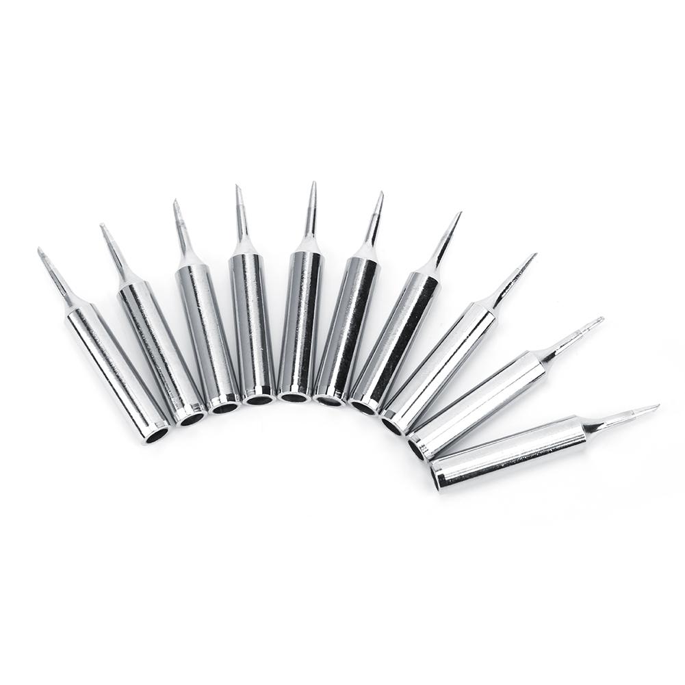 10Pcs 900MT1C Free Soldering Solder Iron Tips Replacement Soldering Accessory