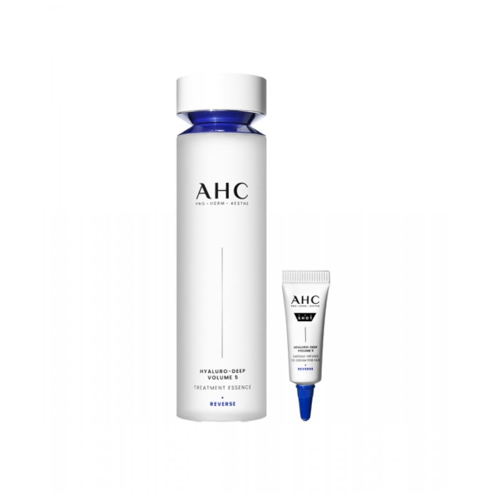 Ahc Hyaluro Deep Volume 5 Treatment Essence 130ml + Gift Eye Cream 5ml NONE