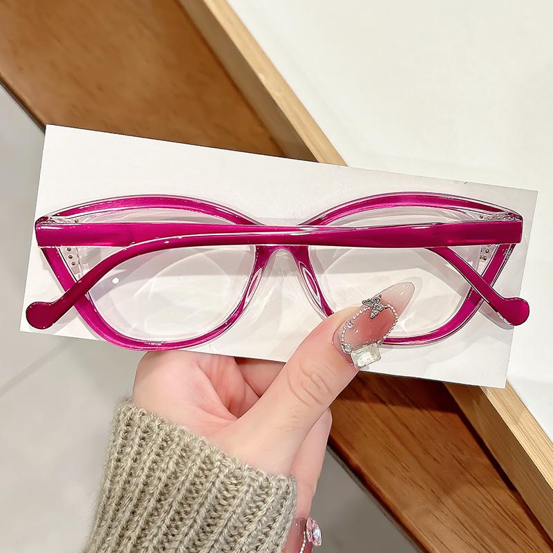 New trendy and fashionable reading glasses, cat-eye, cross-border reading glasses for women from Europe and America