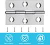 20 2-inch metal hinges with 120 screws suitable for doors and windows gift boxes cabinets and manual DIY.