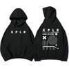 Hip Hop Streetwear Sam and Colby Xplr-r Hoodies Graphic Clothes Heavy Mental Fashion Sweatshirts Soft Hooded Men Hoodie