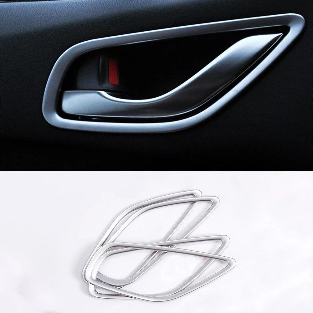 

ABS хром для Mazda CX-5 CX5 двери автомобиля внутри подлокотника декоративная полоса авто интерьер Стайлинг аксессуары 2013 2014 2015 2016