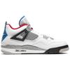 Air Jordan 4 Retro SE What The 4 Herren Sneaker Weiß Military-Blau Feuerrot CI1184-146