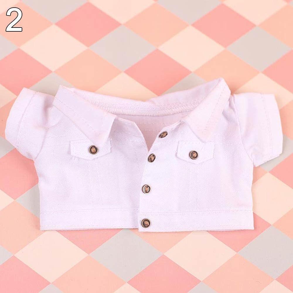 Jacket for Idol Dolls Doll Shirt Doll Pants Accessories 20cm Doll Outfit Plush Doll's Clothes