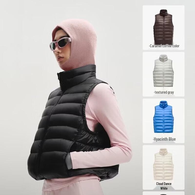Bosideng Women's Goose Down Ribbed Puffer Vest