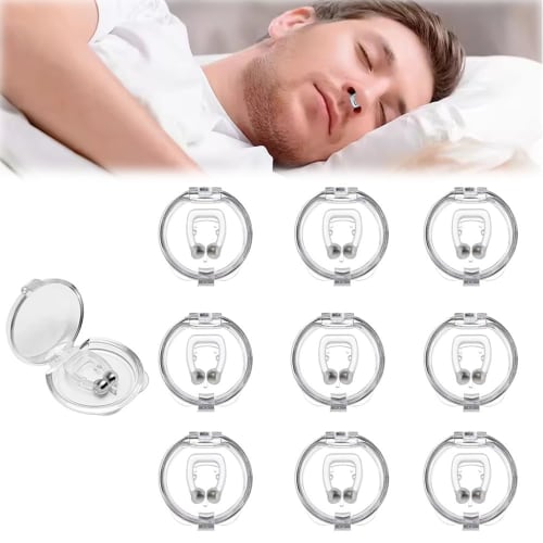 

YUHENGCT Anti-Snoring Nose Clips, Nasal Cavity Expander, Promotes Nasal Breathing, Prevents Mouth Breathing, Sleep Aid, Washable, Transparent, Include