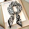 70cm Versatile Fashionable Mulberry Imitation Silk Scarf for Middle-Aged & Elderly - Summer Neck Protection