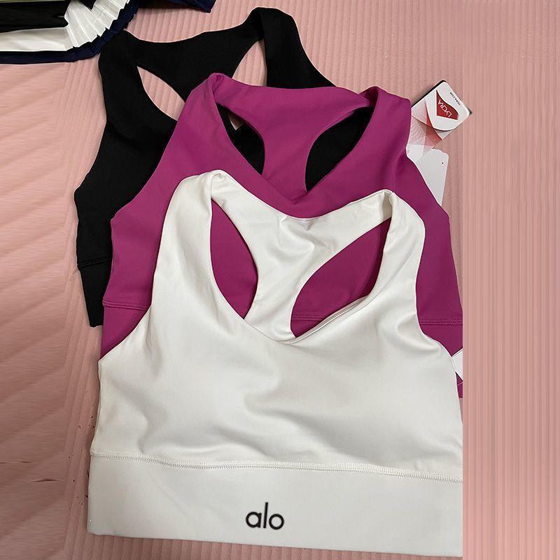 Women's Medium-High Intensity Running Sports Bra with Chest Pads