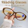Klare Lesebrille für Damen Mode Ellipse Anti-Müdigkeit Altersichtigkeit Brille Damen Fertige Weitsicht Brillen +1,0 bis +4,0