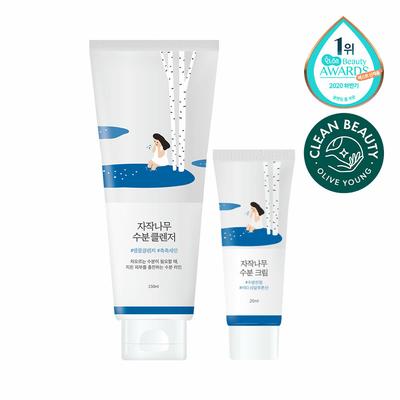 Set speciale detergente idratante al succo di betulla da 150 ml (+Crema 20ml)