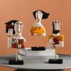 Simple for Creative Women Face Art Statue Lady Sculpture Abstract Characters Crafts Ornaments Home Office Bedroom Craft
