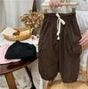 Autumn Korean Style Kids' Cargo Pants: Versatile, Casual, Long Pants for Boys and Girls