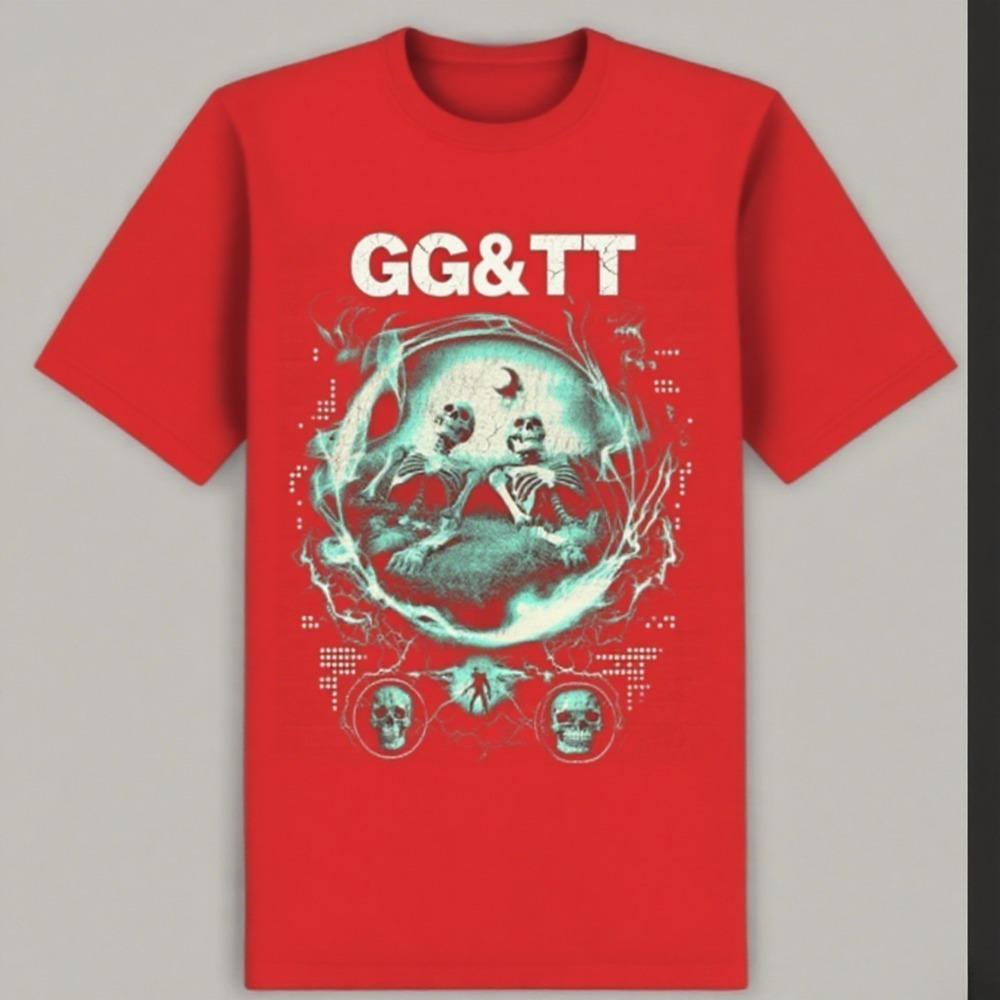 Women's New Street Style Art Daily Style Emerging Trend Printing Cotton Short-sleeved T-shirt Couple Tide Brand Breathable Tops