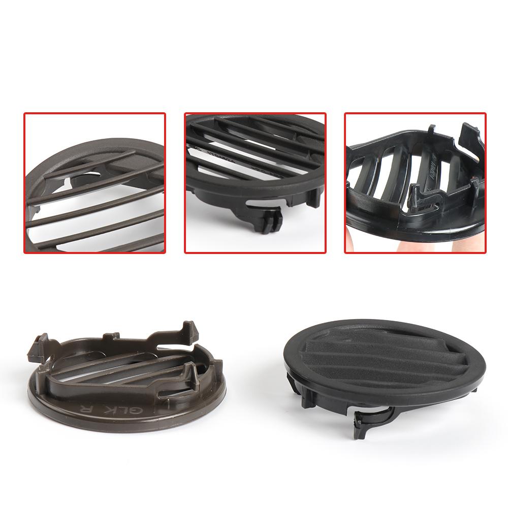 Black Left Right Car Air Ac Vent Brown Conditioning Vents Trim Covers For Mercedes GLK X204 2008-2015 2046806287 Heat Shields 2