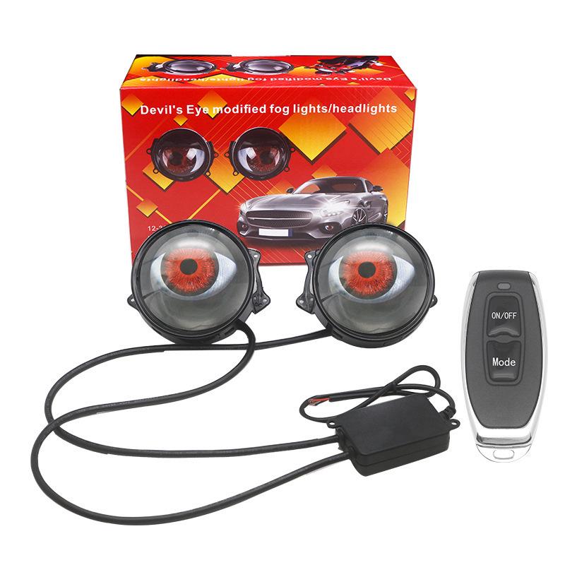 Multi-Mode LED Car Headlight with 1.5W Demon Eye Lens