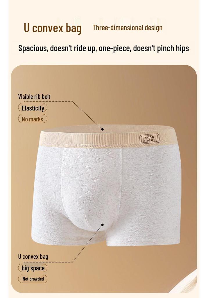 Teen Boys Cotton Boxer Briefs - Breathable, Loose Fit, Plus Size