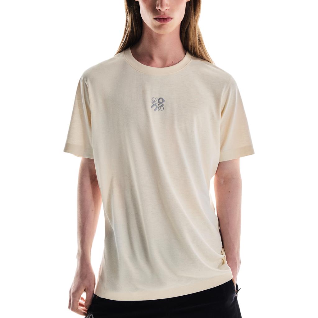 Auf x LOEWE Active SS25 T-Shirt Unisex Beige Gelb 1UF10431951