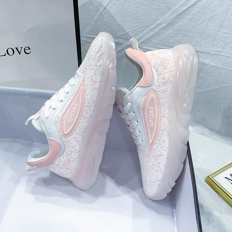 Women 'S Sneakers Tennis Female Breathable Mesh Luminous Sports Shoes Lightweight Running Luxury Designer Shoe Woman Trainers