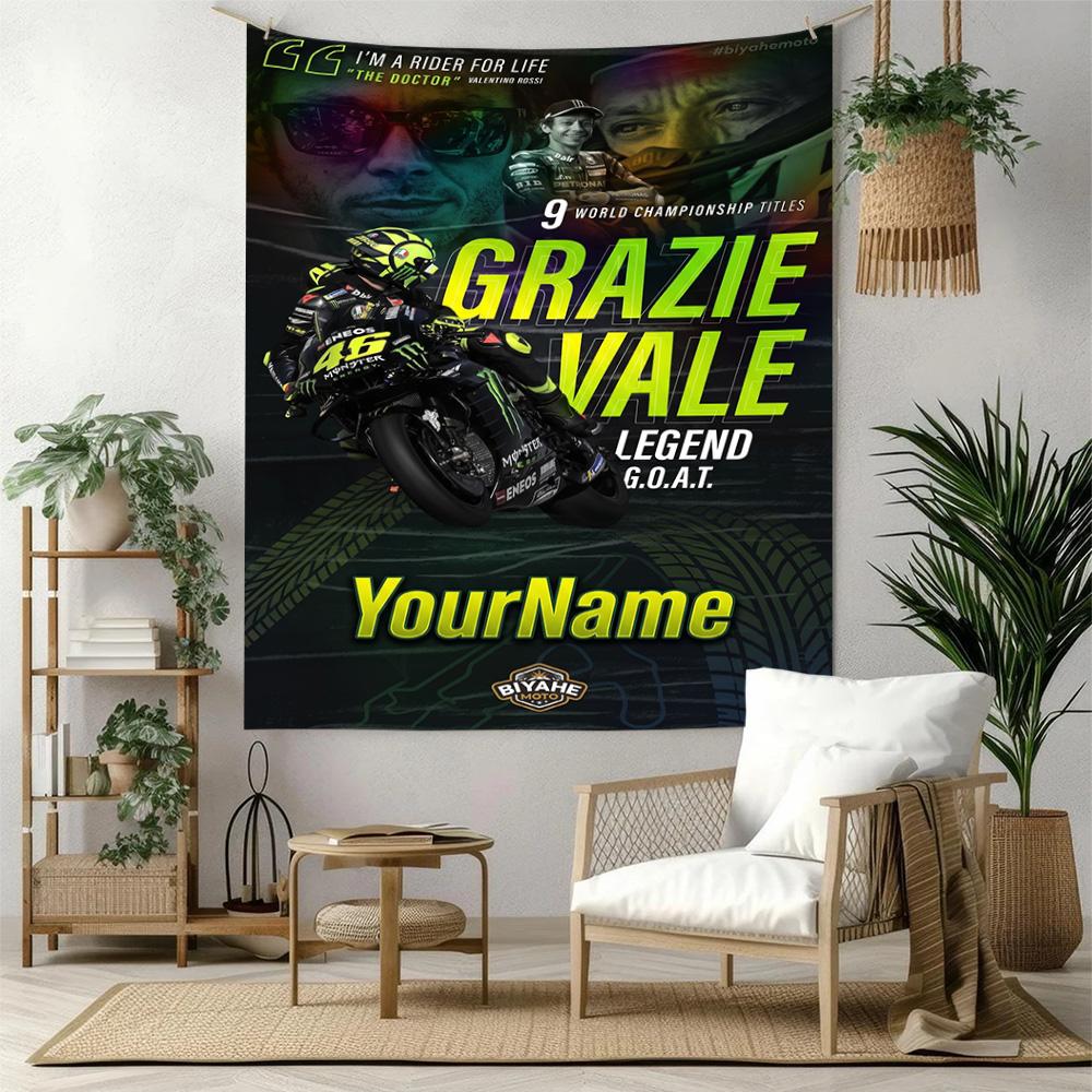 Doctor46 Custom Your Name Wall Decor Tapestry Art For Pet Memorial Birthdaywedding Party Backdrop Family Gift
