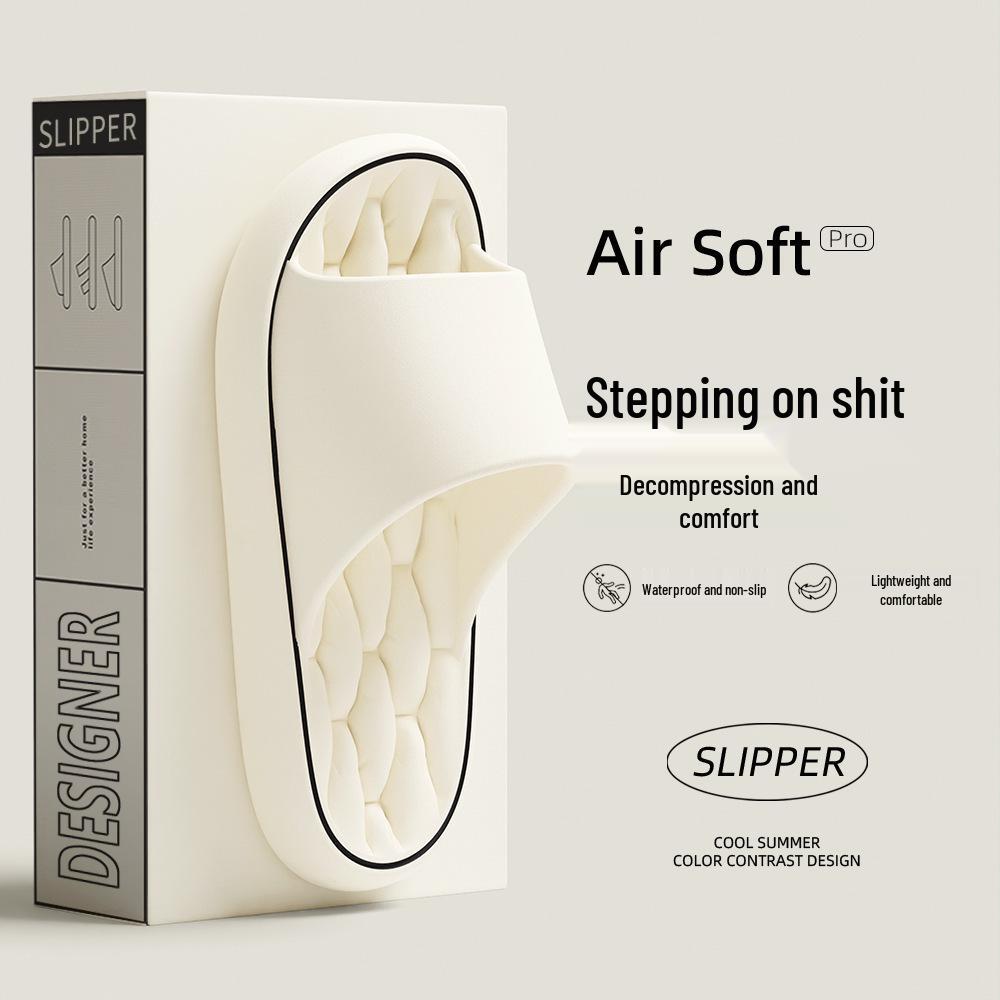 

Женские летние нескользящие шлепанцы на толстой подошве, прохладные, для ношения в помещении/на улице 42-43