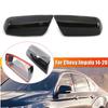 For US Chevrolet Impala 2014 2015 2016- ABS Rearview Side Mirror Cover Wing Cap Exterior Door Housing Trim Adhesive Sticker