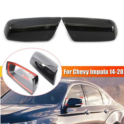 Left&Right For US Chevrolet Impala 2014- Car Rearview Door Side Mirror Cover Wing Cap Exterior Rear View Trim ABS Chrome