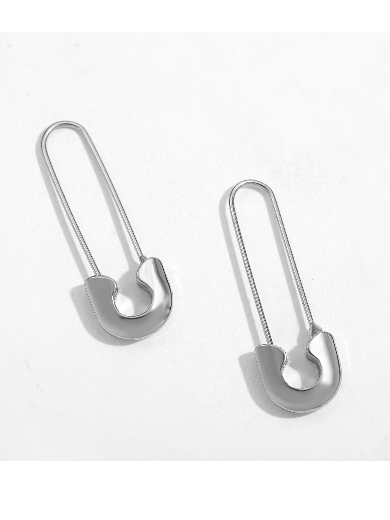 

Серьги с дизайном булавки one-size