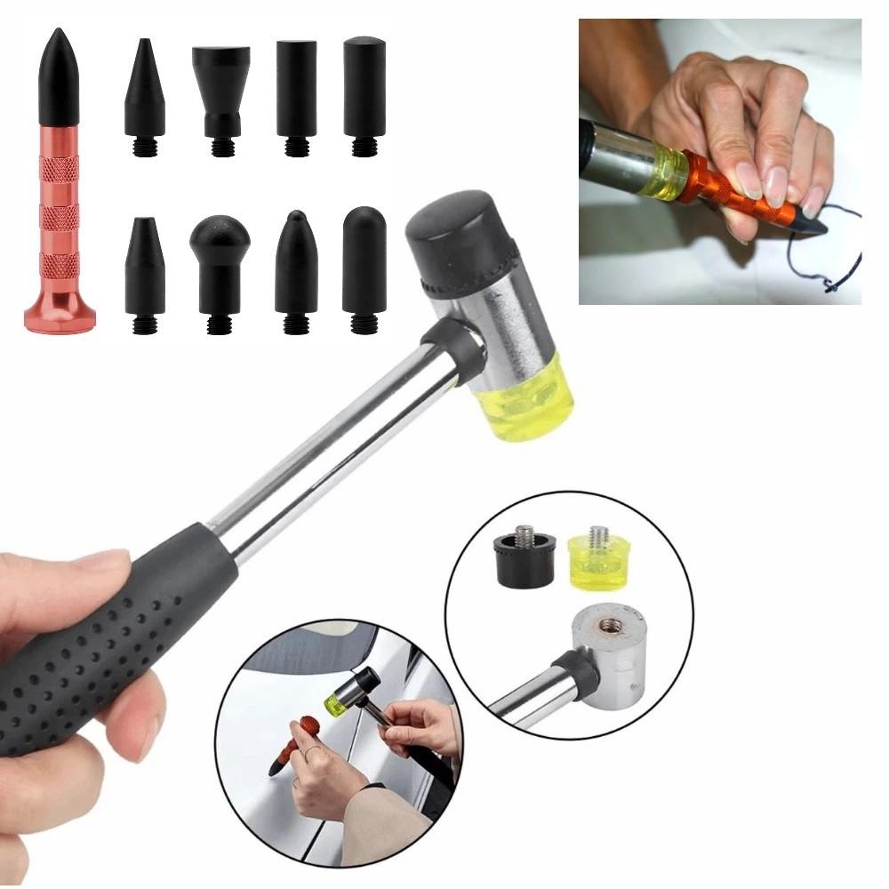 Metal Tap Down Pen Car Dent Repair Tools Replacement Heads Dent Removal Tools  Automotive Workshop