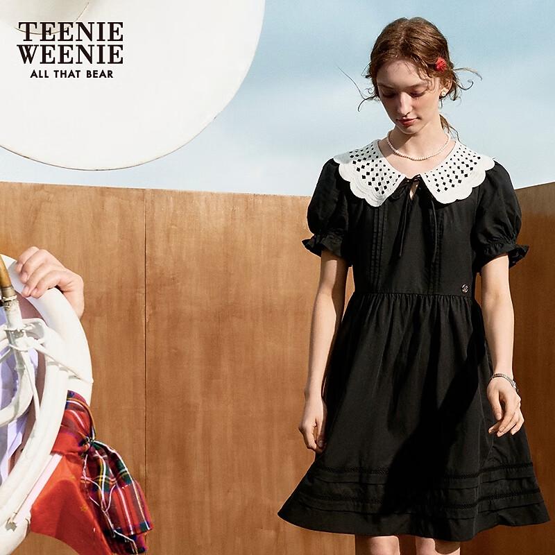 Teenie Weenie Tencel Cotton Bear Print Summer Dress