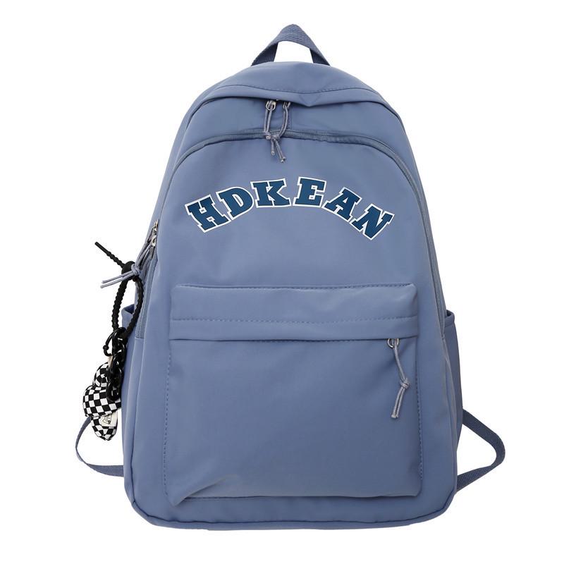 New Korean Style Backpack for Women: Simple Design, Perfect for College, High School, and Junior High Students.
