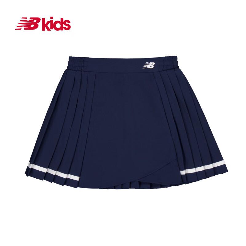 New Balance Girls' Summer College Style Polo Shirt & Pleated Skirt Set