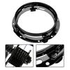 7 inch Car Headlight Round   Mounting Bracket for   ;Silver: