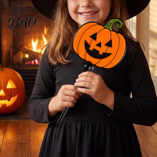 Unique Party Favor Halloween Tap to Pay Wand, Cute Pumpkin Cat Bat Accessory Shaped Credit Card Holder, Novelty Contactless Payment Stick Holder