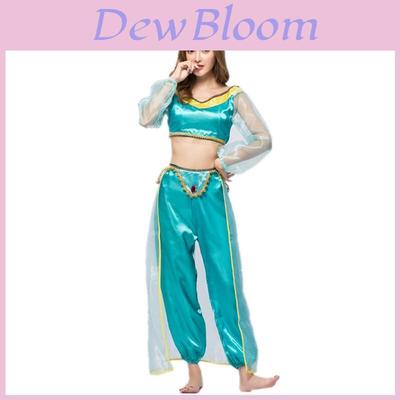Elegant Adult Jasmine Princess Costume Dress For Women Perfect For Halloween Parties