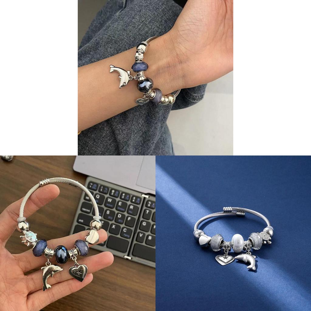 Animal Theme Stainless Steel Hand Chain With Electroplated Coating For Summer Casual Wear