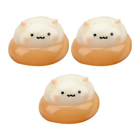 1/2/3Pcs Chestnut Hamster Squeeze Toy Anxiety Stress Relief Hamster Pinch Sensory Toy Teens Adults Soft TPR Calming Animal Fidget Toy