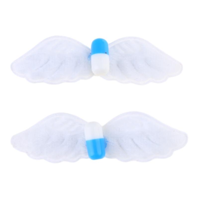 2pcs Lovely Pill Star Wings Hair Clip Hairpins Fashion Hair Barrettes Sweet Headpiece Hair Accessories for Women Girls