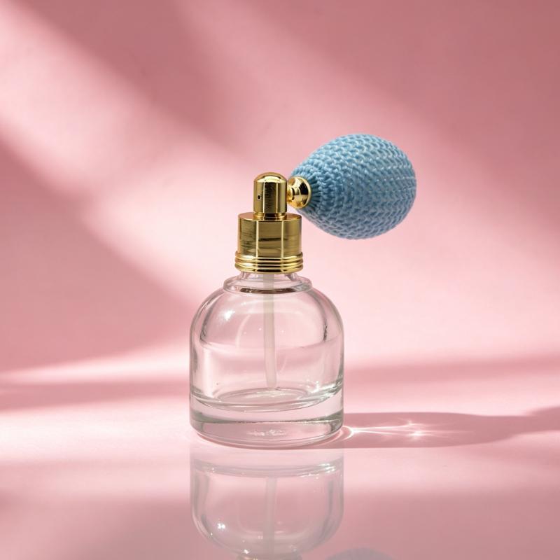 Mini bunte Airbag-Parfümflasche, tragbar, nachfüllbar, auslaufsicherer Duftsprüher, ideal für Party-Make-up-Auffrischung
